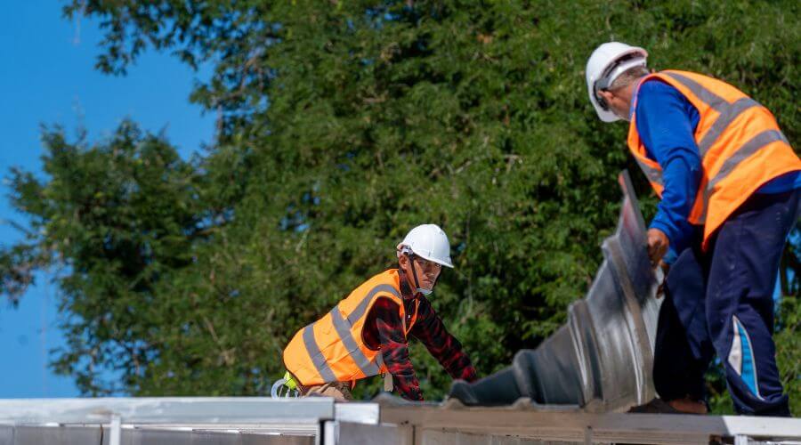 Professional gutter cleaning in New Albin, IA